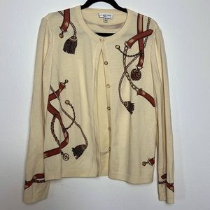 St. John Sport Wool Cardigan size M. New without Tags